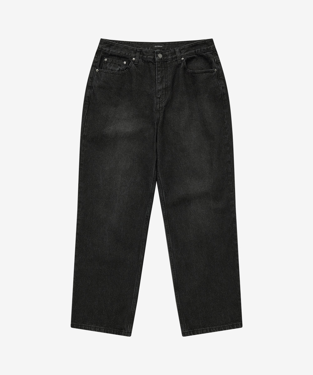 Covernat Linsa Regular Denim Pants Black