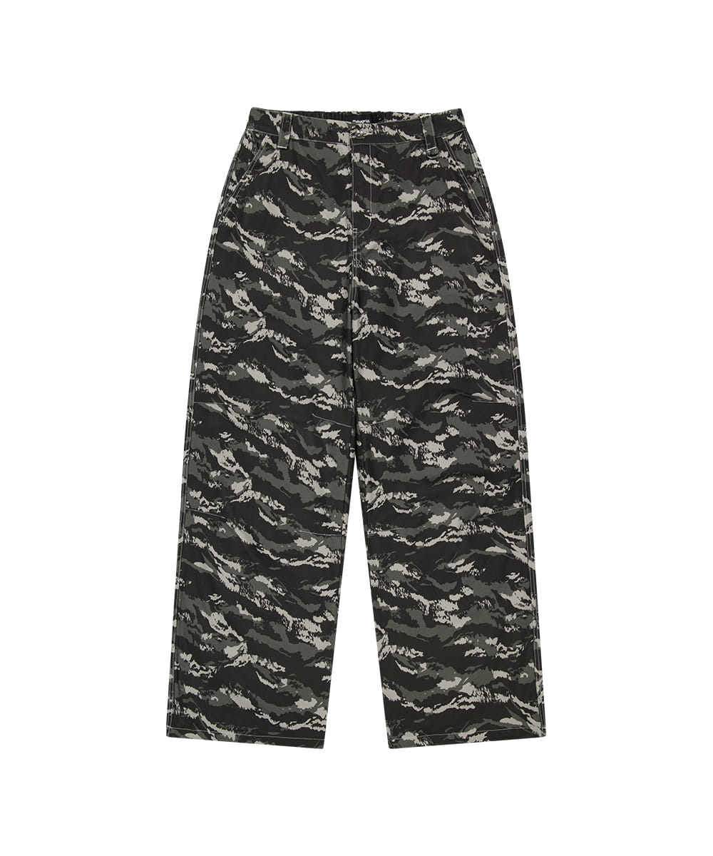 MAHAGRID TIGER CAMO WIDE PANTS [KHAKI]
