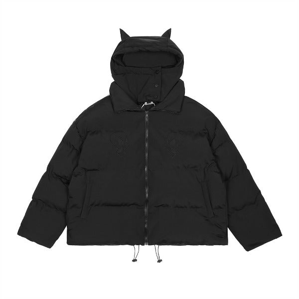 Gababa Unisex Cute Horned Adjustable Cord Oversfit Padded Jumper G78060 (Plus Size M ~ XL)