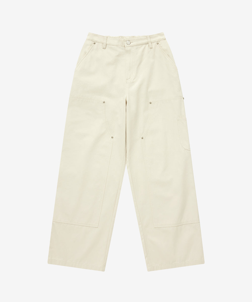 Covernat Women's Carpenter Work Pants Light Beige