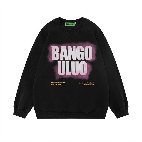 Gababa Unisex Spray Printing Hype Oversized Sweatshirt G77859