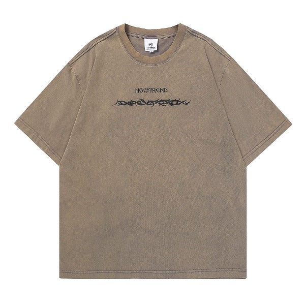 Gababa [Best Seller] Basic Clean Short-Sleeve T-shirt for Unisex G77116