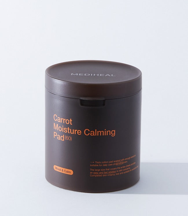 Mediheal Carrot Moisture Calming Pads 60 sheets