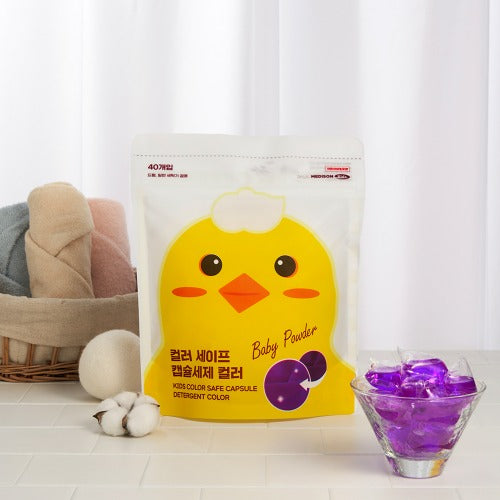 WBSKIN Paul Madison Kids Color Safe Capsule Detergent Color 40 Count 1 Set