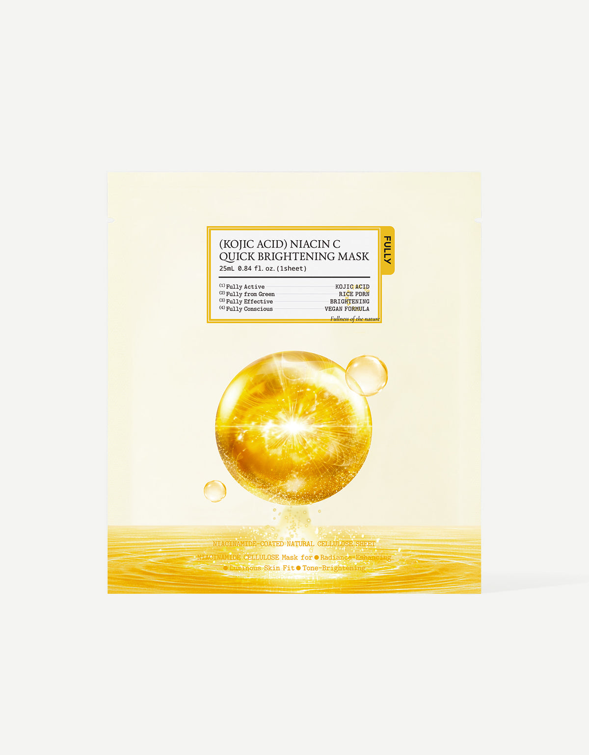 Fully Kojic Acid Niacinamide C Quick Brightening Mask