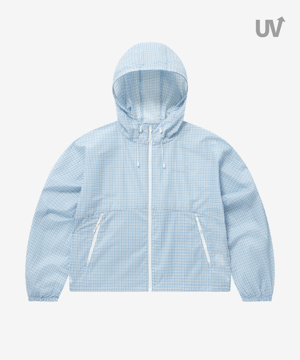 Covernat [worn by Choi Yun-ji] Women's Packable Lightweight UV Windbreaker Sky Blue