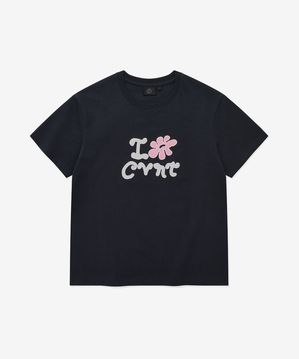 Covernat Women's CVNT Clover T-shirt Navy