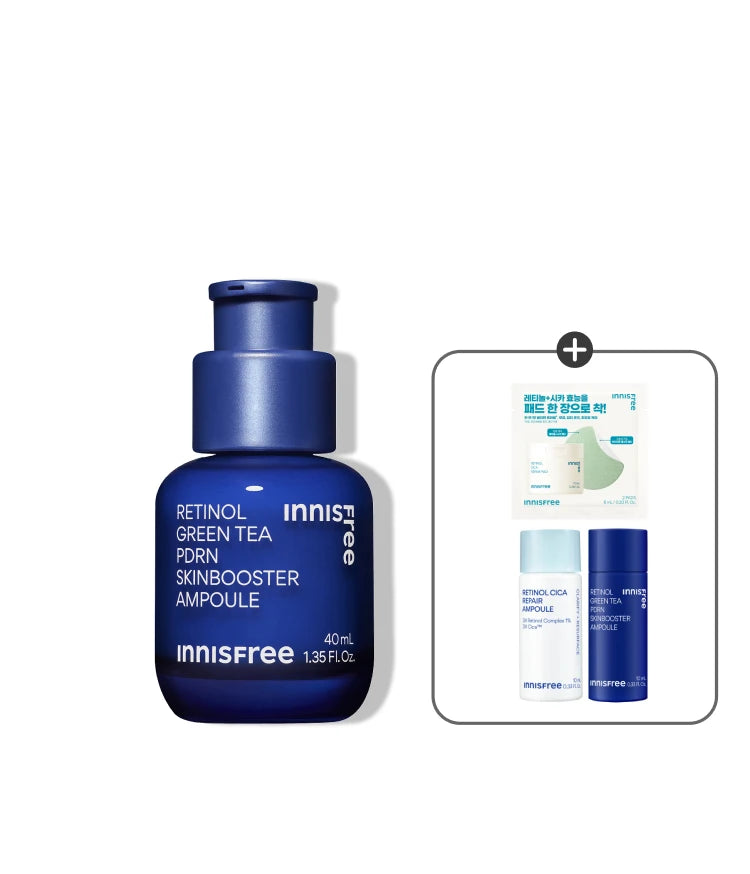 Innisfree [40mL Large Volume] Retinol PDRN Skin Booster Ampoule