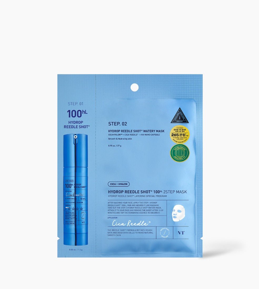 VT Cosmetics Hydro Reedle Shot 100hL 2-Step Mask