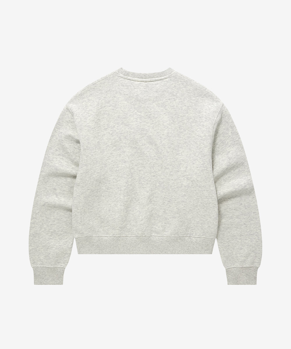 Covernat [Worn by Choi Yun-ji] Women's Cooper Logo Sweatshirt Oatmeal
