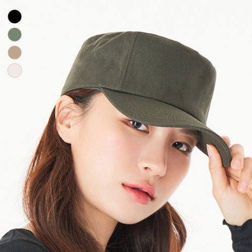 WBSKIN Moibning Genuine Soybean Army Hat: Unisex Plain Hat for Men and Women