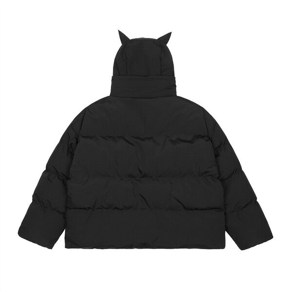 Gababa Unisex Cute Horned Adjustable Cord Oversfit Padded Jumper G78060 (Plus Size M ~ XL)