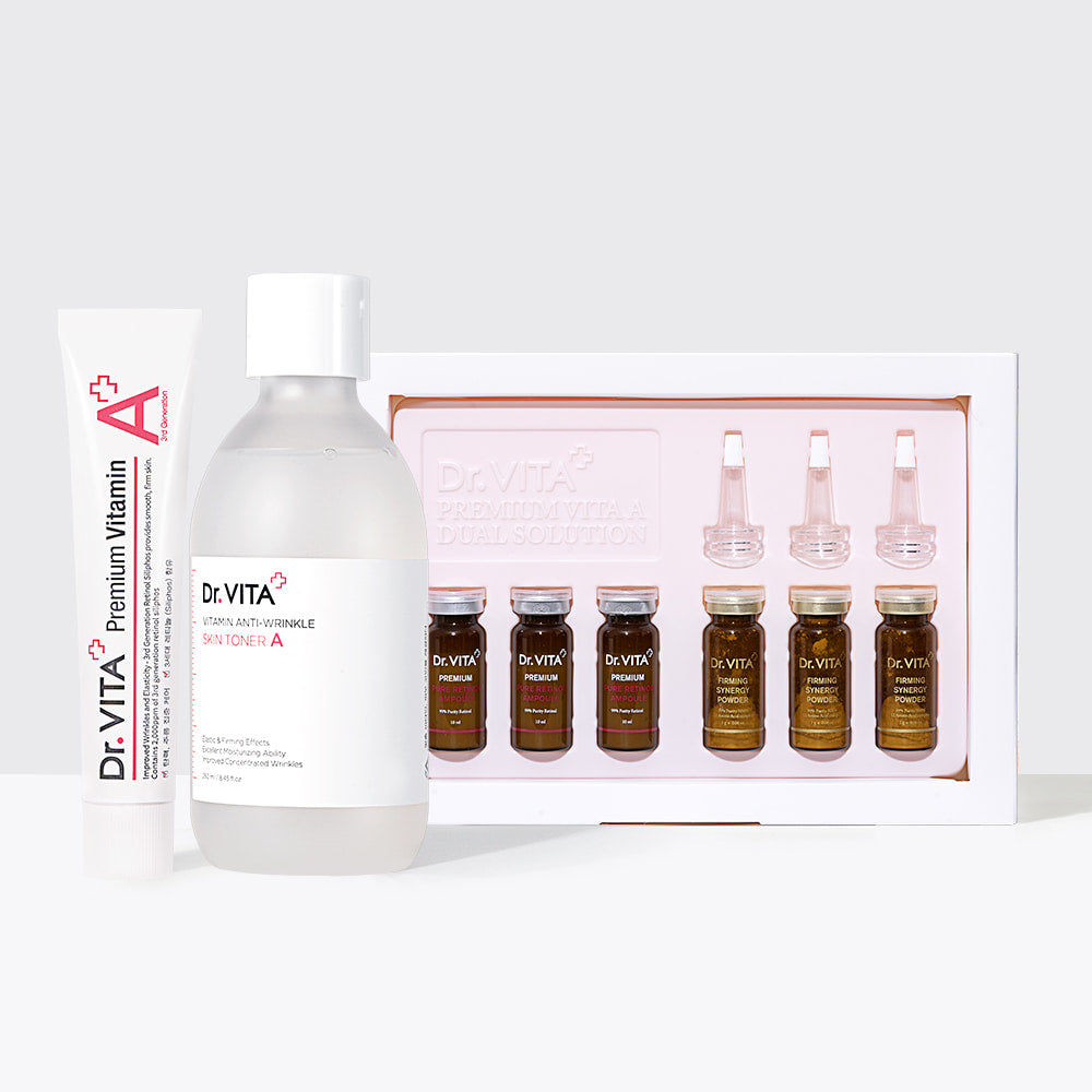 Dr.Vita Premium Vitamin A Wrinkle Removal 3-Piece Set