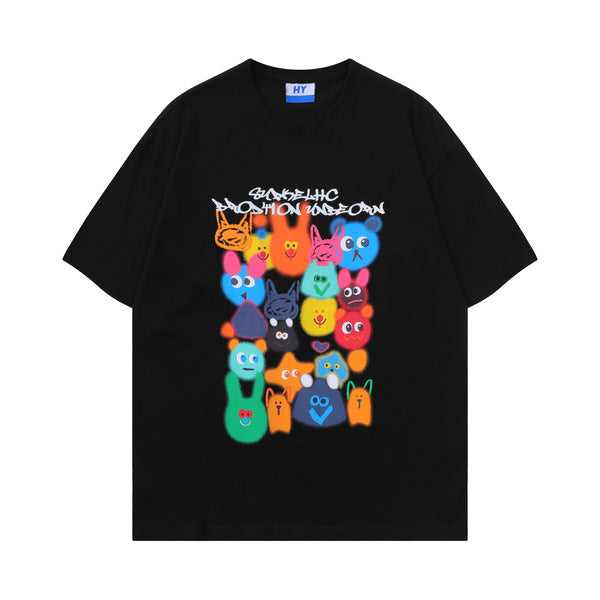 Gababa Animal Cartoon Short Sleeve T-Shirt G74820