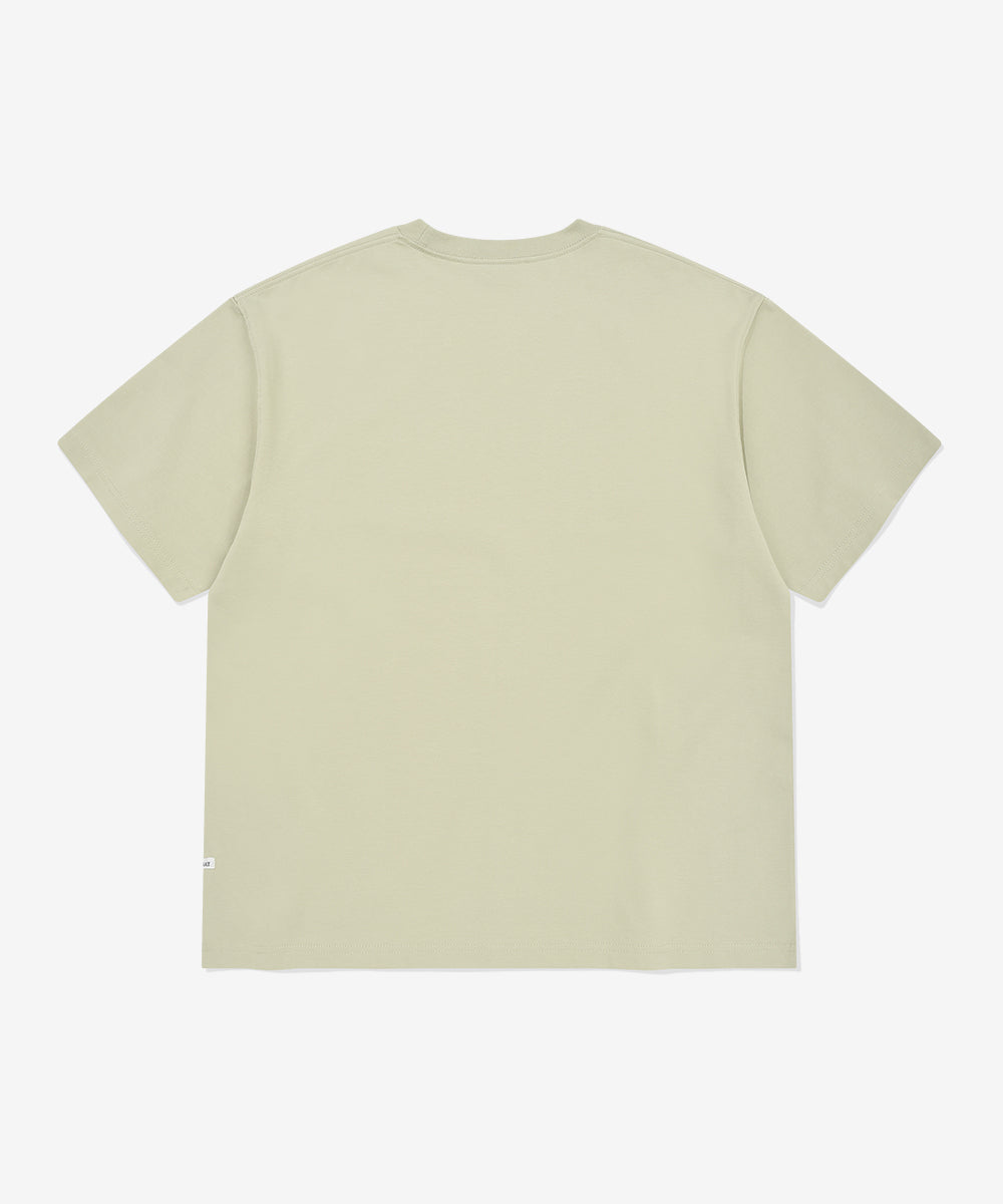 Covernat [Subin Worn] Cool Cotton Signature Symbol Graphic T-shirt Light Green