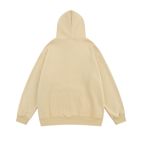 Gababa Unisex hoodie with wool lining for warmth, daily wear G77984
