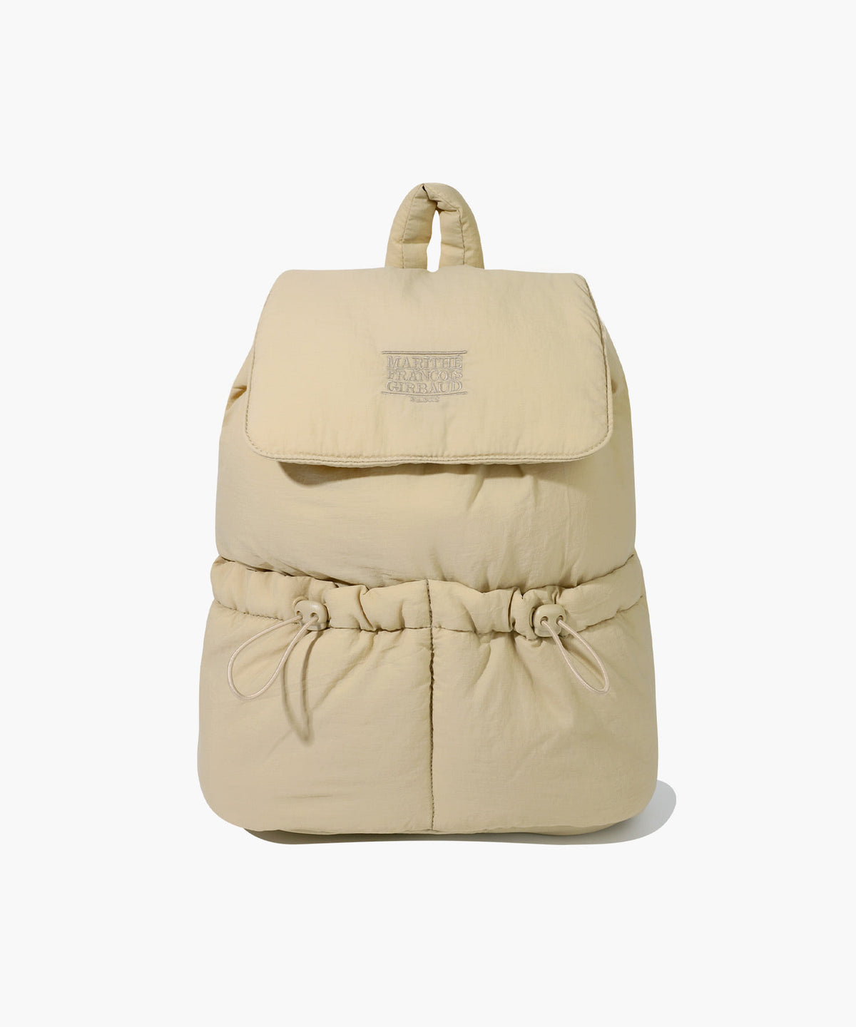 MARITHE CLASS LOGO PADDING BACKPACK beige