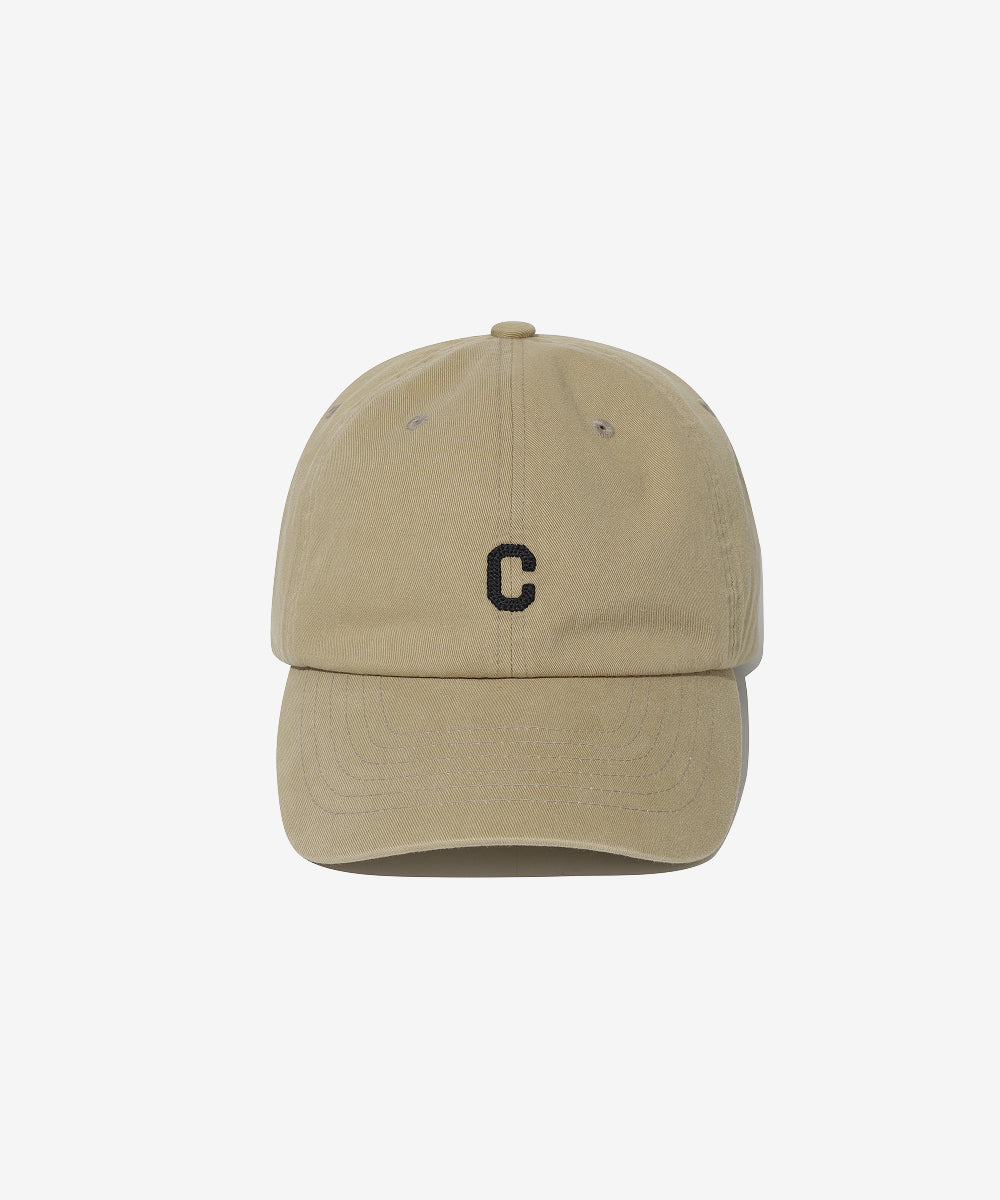 Covernat [Worn by Yunji Choi] Small C Logo Flat Embroidery Standard Fit Ball Cap Beige
