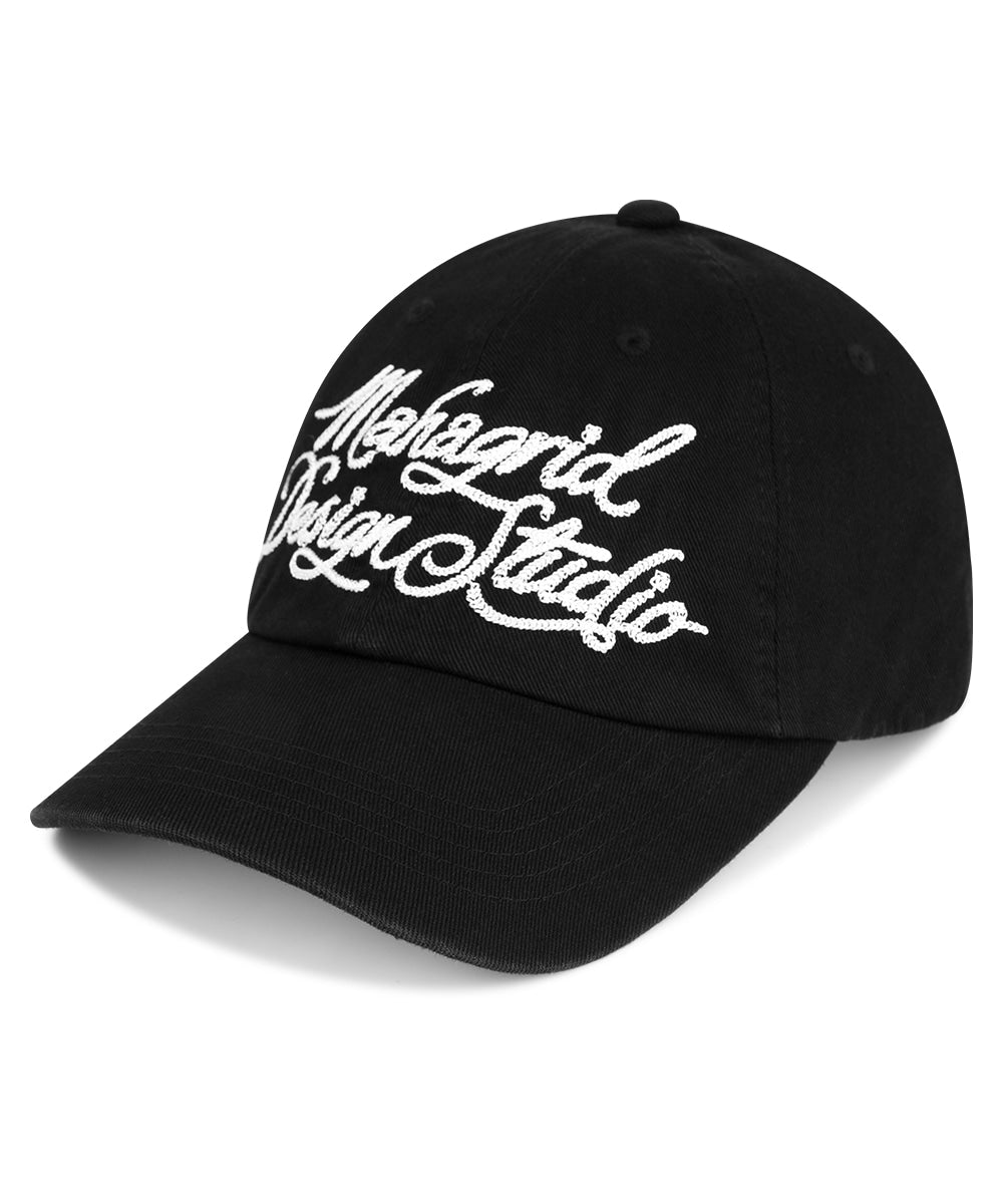 MAHAGRID INK LOGO BALL CAP[BLACK]