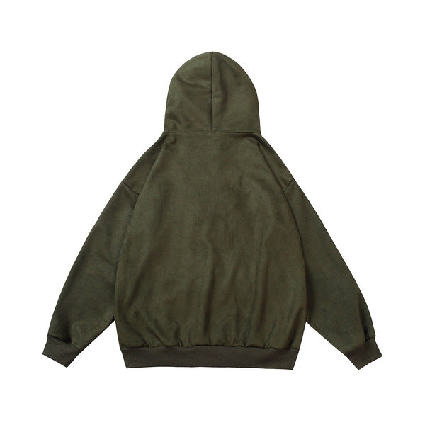 Gababa [High Demand] Unisex Stencil Letter Doodle Hoodie Zip-up G77282