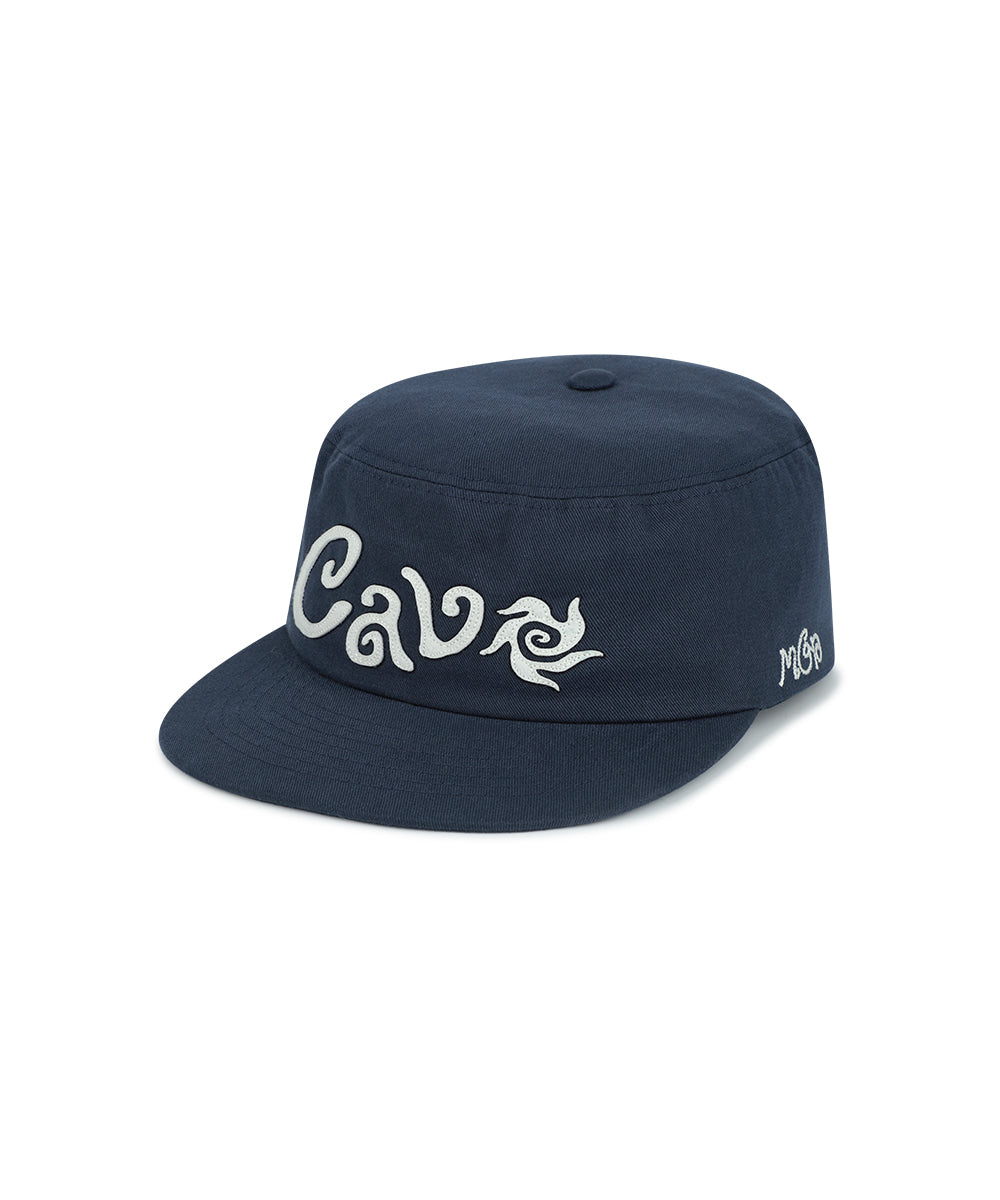 MAHAGRID CAVE PILLBOX CAP[NAVY]