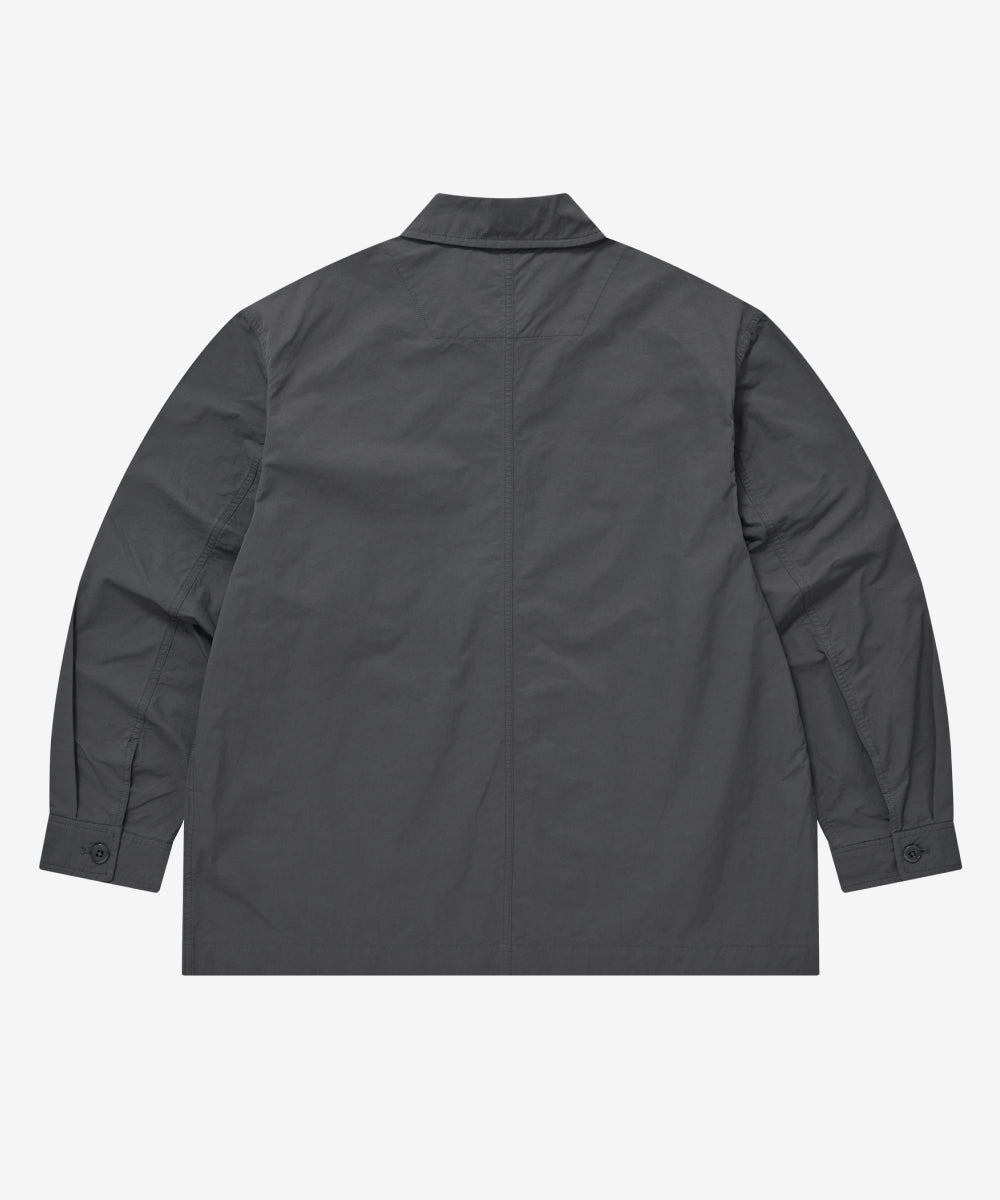 Covernat Garment Washed Coverall Jacket Charcoal