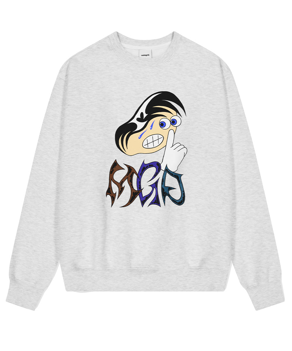 MAHAGRID HUSH SWEATSHIRT [LIGHT GREY]