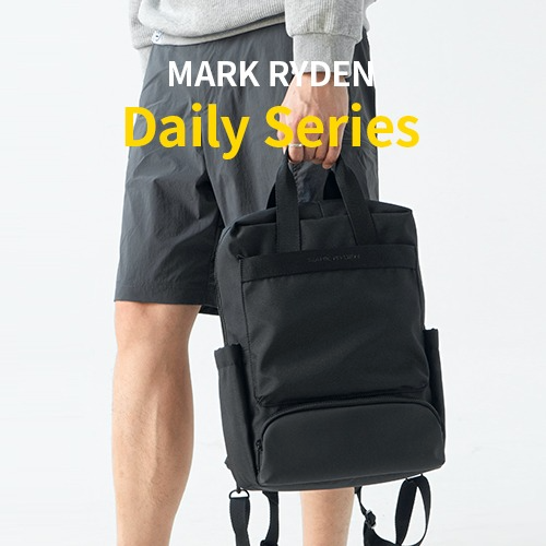Bagstay MR0190B Mark Ryden Lightweight Daily Backpack for Men, Women, Students and Office Workers