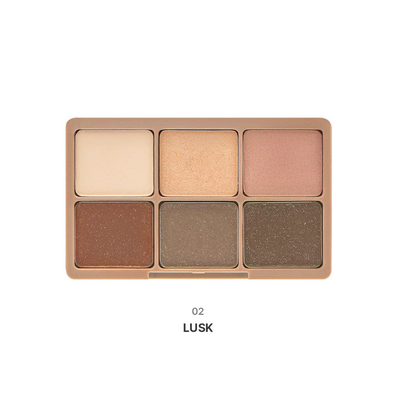 KAHI Toneflow Nude Deep Mood Layering Eyeshadow Palette (2 types)