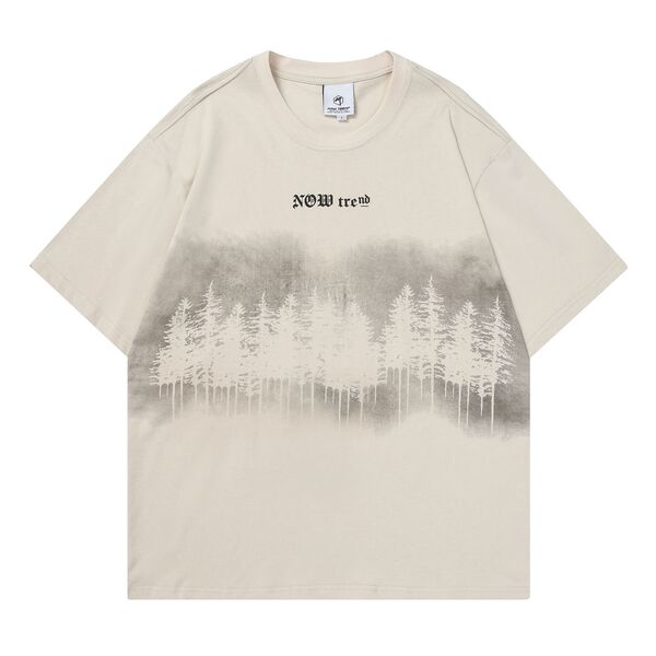 Gababa Forest Printing Short-Sleeve T-shirt G74818
