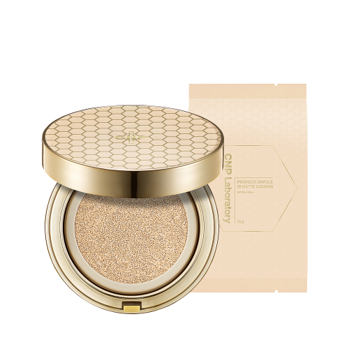 CNP Laboratory Propolis Ampoule in Matte Cushion No. 21 (Main + Refill)