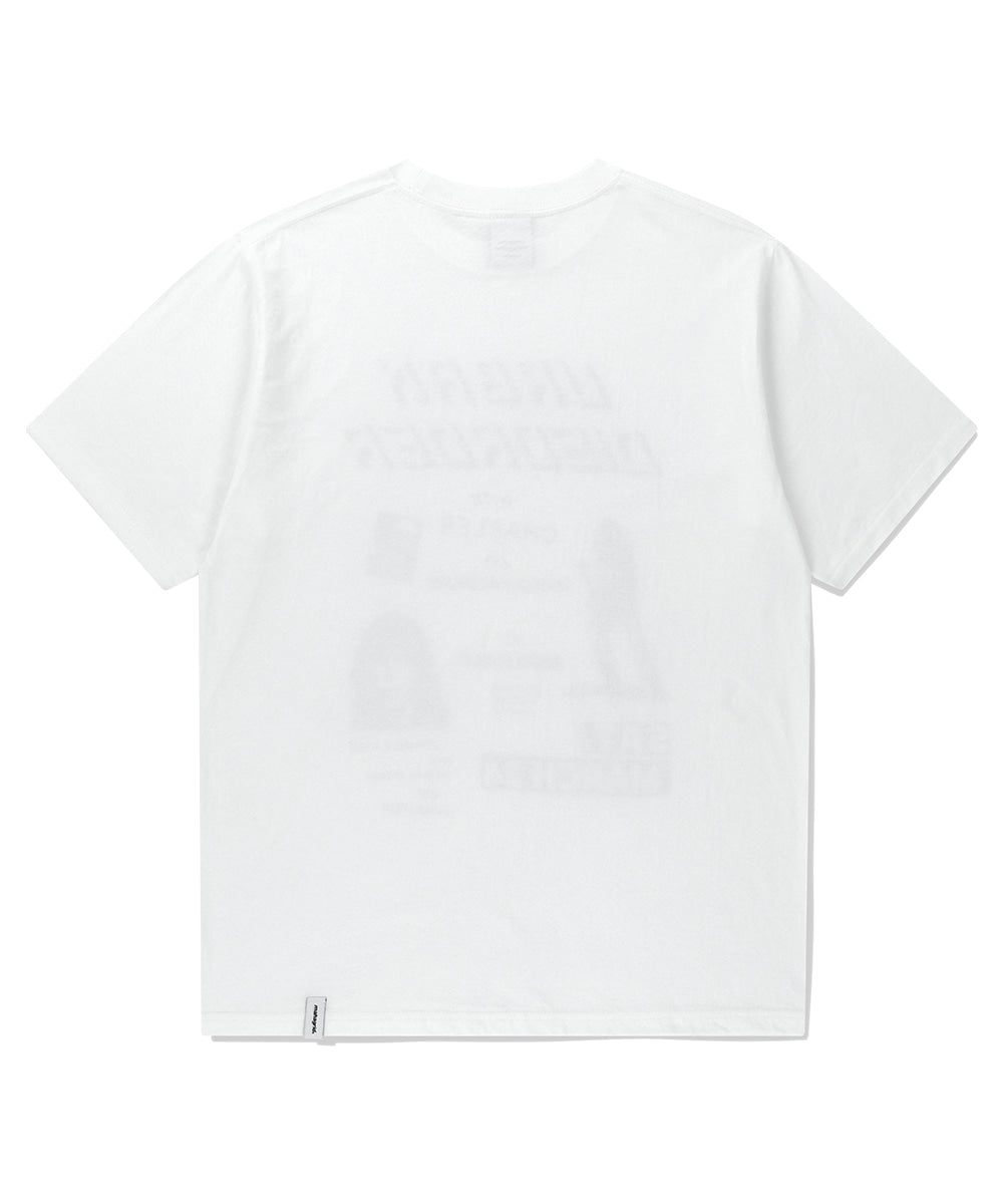 MAHAGRID URBAN DISORDER TEE[WHITE]