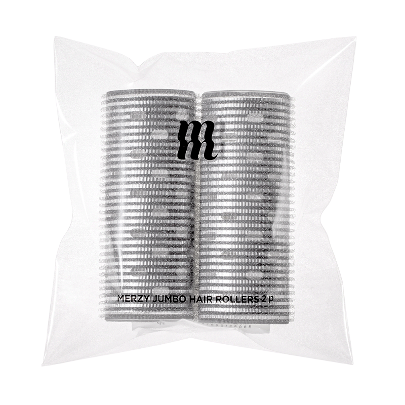 Merzy Heat Conductive Hair Roller Bangs Jumbo Curler, 2pcs
