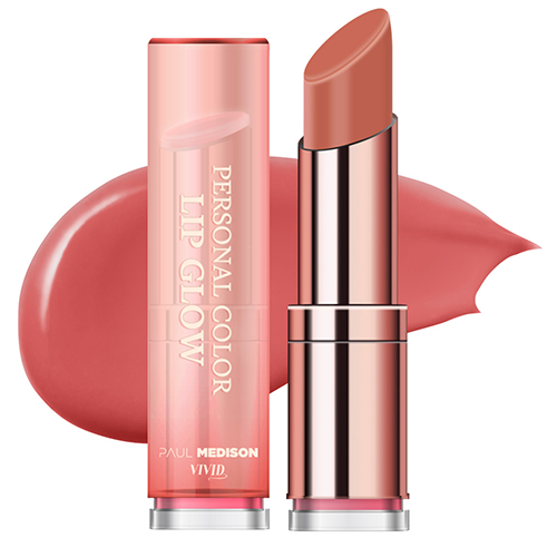 WBSKIN Paul Madison Vivid Personal Color Lip Glow Rose Woody 1 unit: 3g lip balm/color lip balm/personal color diagnosis