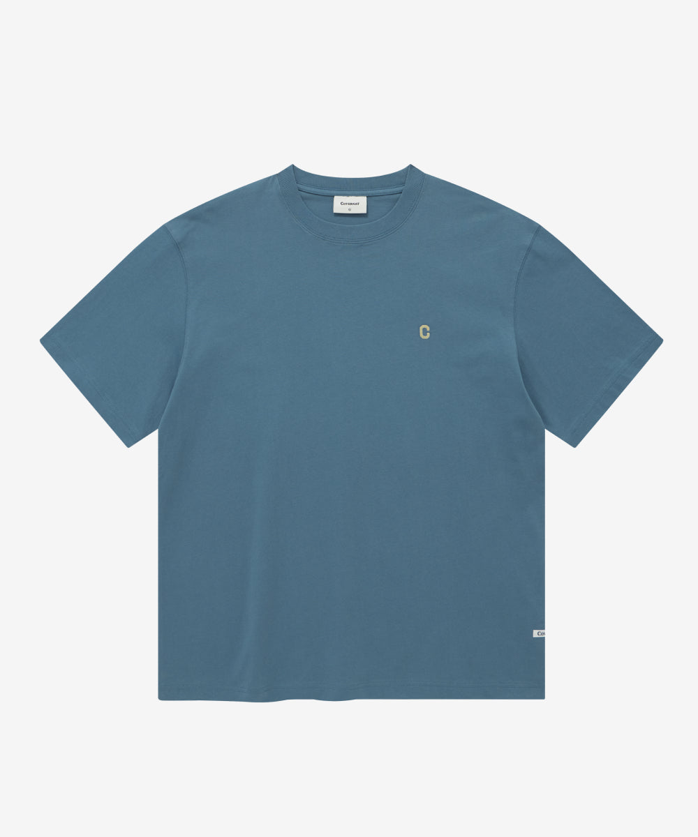 Covernat Small C Logo T-shirt Dusty Blue