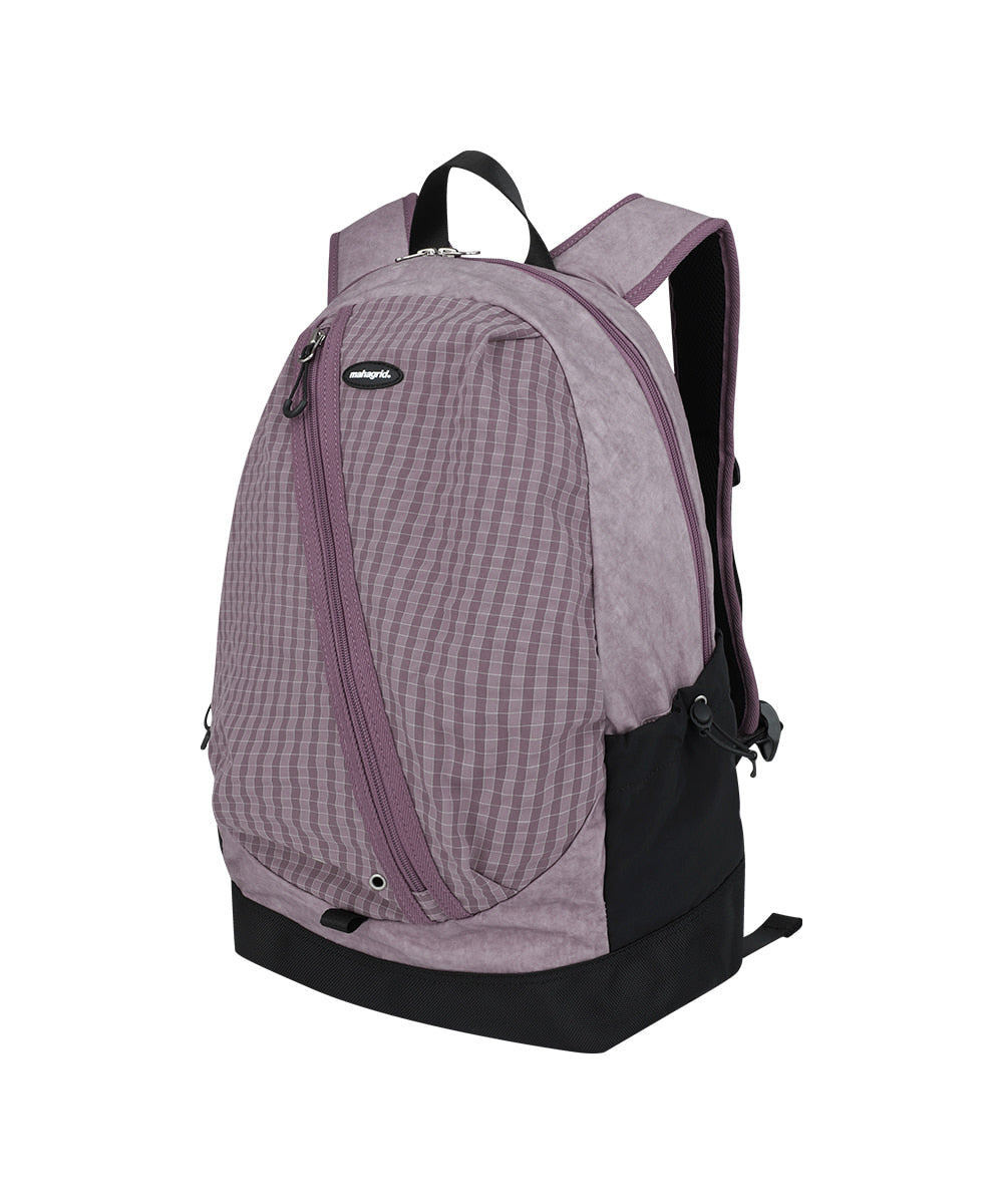 MAHAGRID MULTI CHECK BACKPACK [PINK]