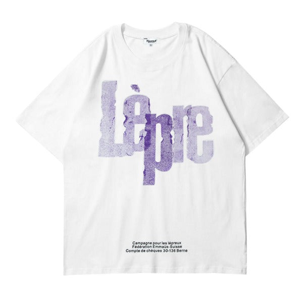 Gababa Unisex Lepri Paint Printing Short Sleeve T-Shirt G77044
