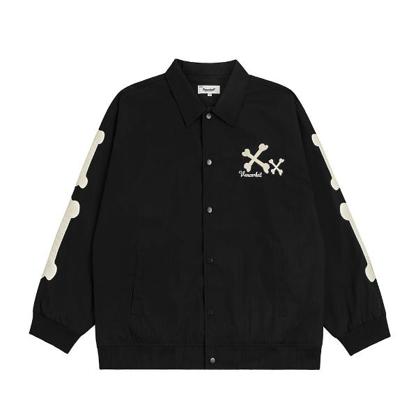 Gababa Unisex Oversized Button Jacket with Collar Detail G77863 (Plus Size M~XL)
