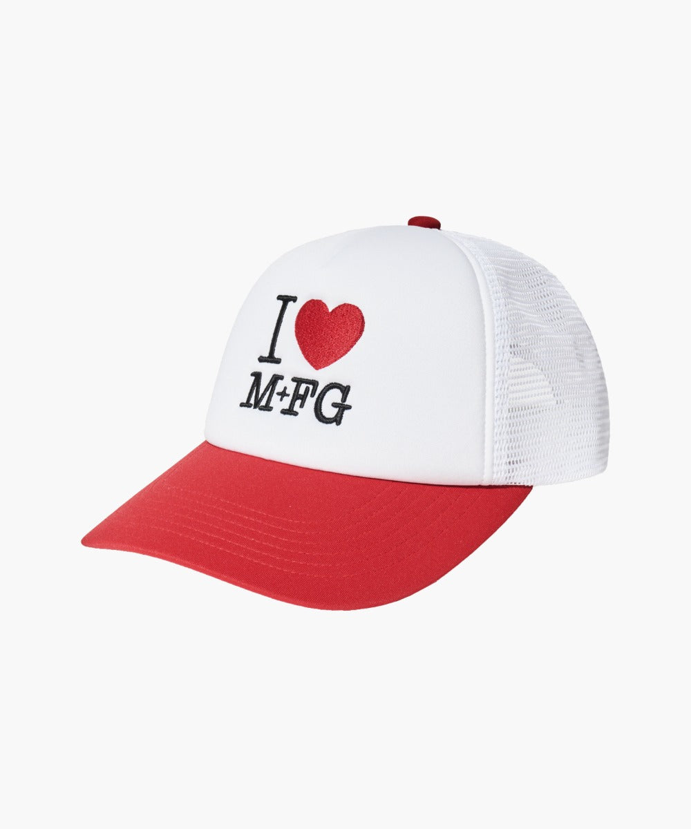 MARITHE I LOVE MFG MESH CAP red