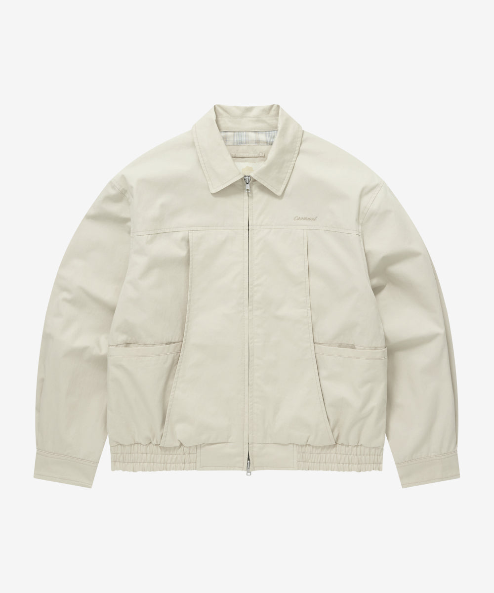 Covernat Women's Harrington Jacket Light Beige