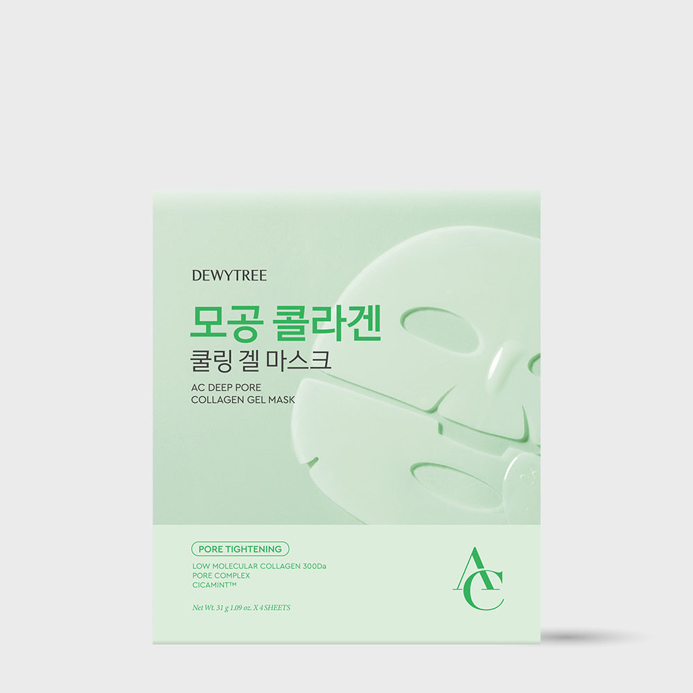 DEWYTREE AC Deep Pore Collagen Gel Mask (4 sheets)