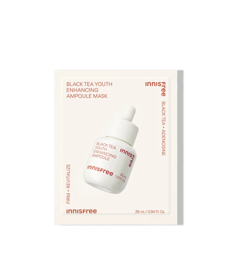 Innisfree Black Tea Youth Enhancing Ampoule Mask (28mL)