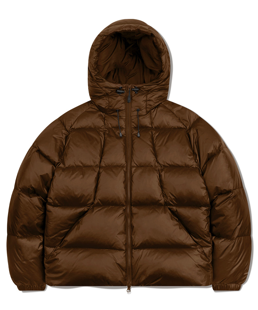 MAHAGRID HOODED DOWN PARKA [BROWN]