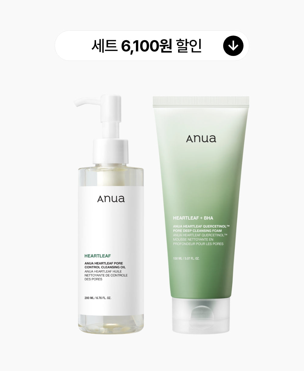 Anua [SET] Sebum pore double cleansing set