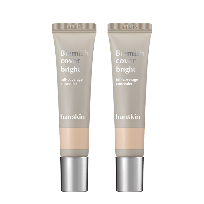 Hanskin [1+1] Blemish Cover 12g x2pcs (Bright/Light/Natural)