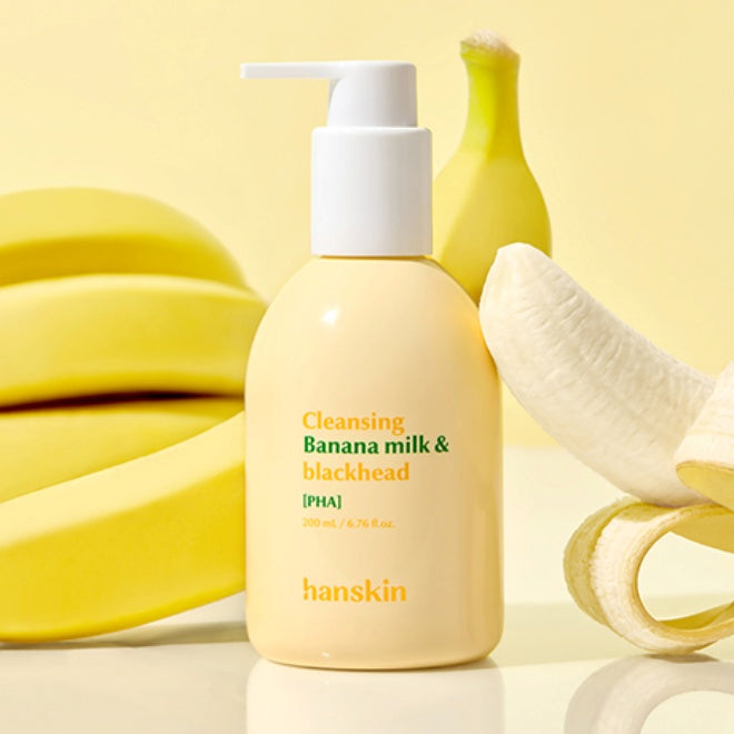 Hanskin Cleansing Banana Milk & Blackhead PHA 200ml