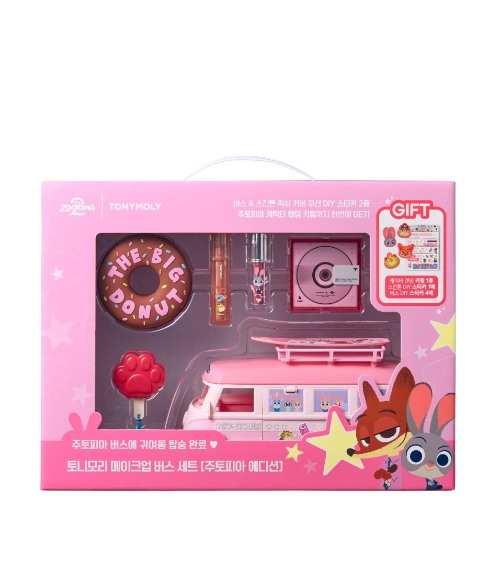 TONY MOLY [Zootopia] Makeup Bus Set
