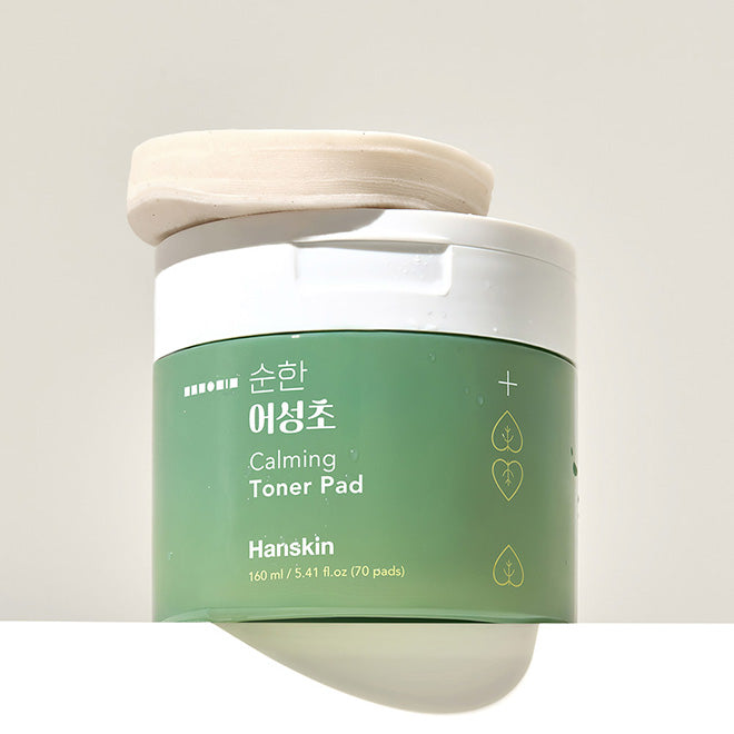 Hanskin [Summer Special] Gentle Houttuynia Calming Toner Pads 160ml (70 sheets)