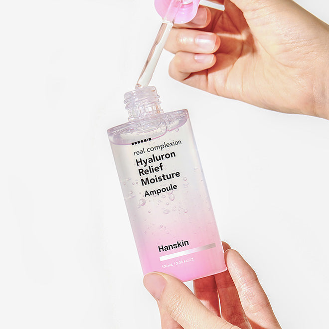 Hanskin [Summer Special] Real Complex Hyaluron Relief Hydrating Ampoule 100ml