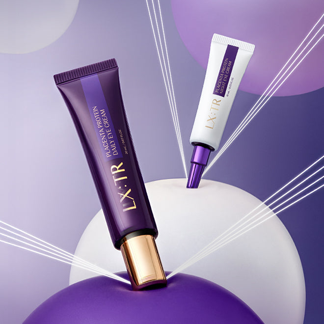 LX:TR LXTR Placenta Protein Daily & Night Eye Cream Set